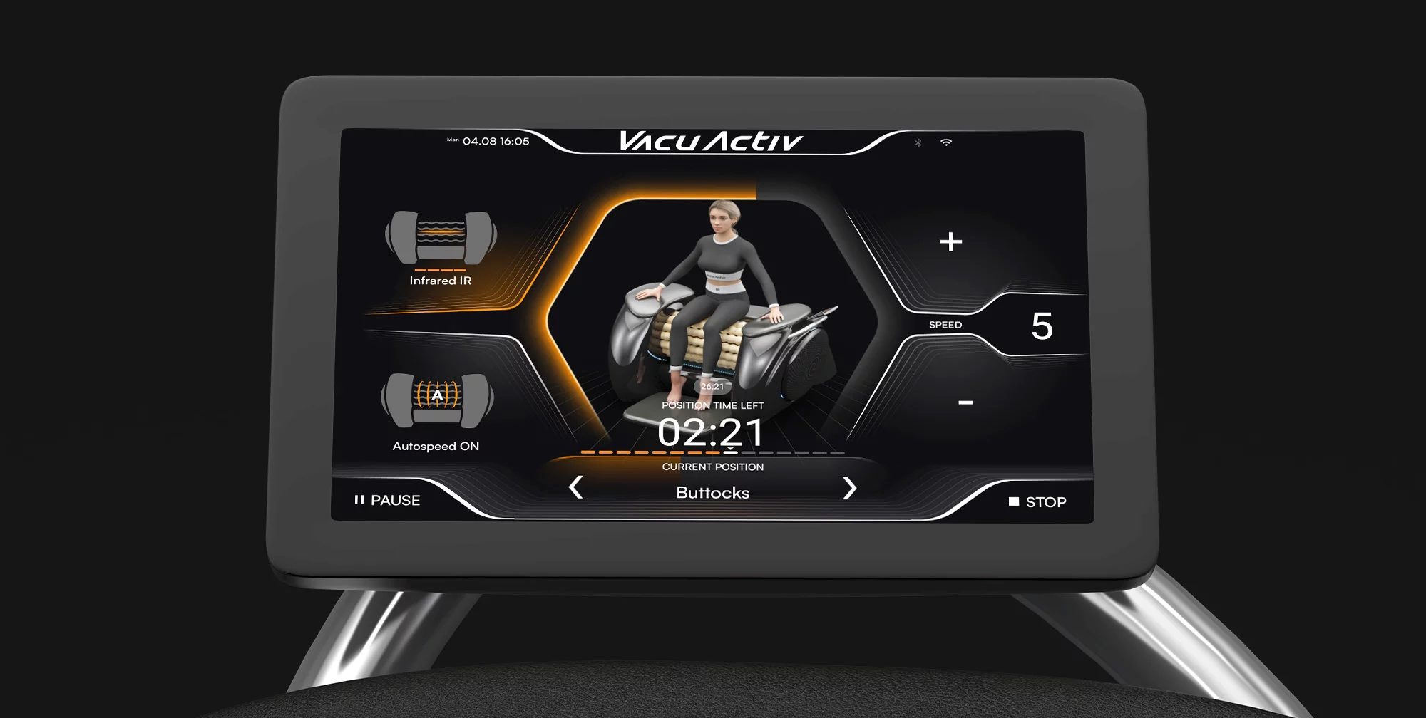Rollshape intuitive User interface by Vacu Activ